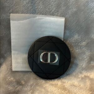 Dior Black Quilted Compact Mirror
